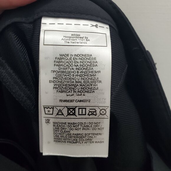 Adidas Men's Black Recycled Polyester Lightweight Flat Front Golf Pants 36x30 - Picture 5 of 7